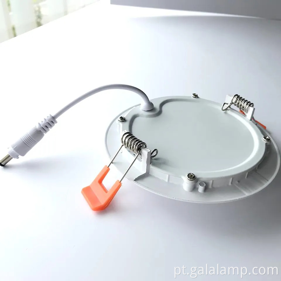 Luz do painel de LED redondo com eficiência energética para espaços modernos